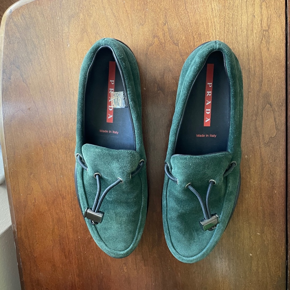 Prada Suede Driving Loafer size 39
